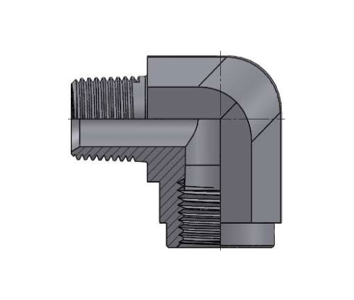 HT5502 MP-FP 90° STREET ELBOW
