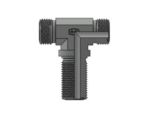 HTFS2703 MFS-MFS-MFS Bulkhead Tee